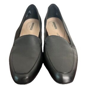 Clarks Collection Juliet Lora Loafer Women's Shoes Size 9‎ Black Leather